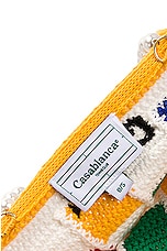 Casablanca Mini Crochet Tote Bag in Multi, view 6, click to view large image.