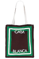 Casablanca Scuba Brand Tote Bag in Multi, view 1, click to view large image.