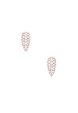 Carbon & Hyde Venom Studs in Rose Gold, view 1, click to view large image.
