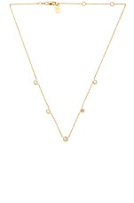 Carbon & Hyde Rose Chain Choker in Gold, view 1, click to view large image.