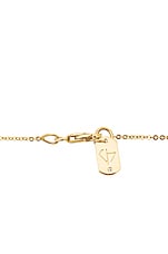 Carbon & Hyde Rose Chain Choker in Gold, view 4, click to view large image.