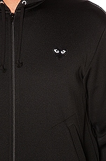 COMME des GARCONS PLAY Big Heart Sweatshirt in Black, view 7, click to view large image.