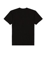 COMME des GARCONS PLAY Tee Shirt in Black, view 2, click to view large image.
