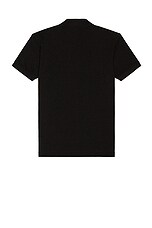 COMME des GARCONS PLAY Polo T-Shirt in Black, view 2, click to view large image.