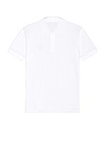 COMME des GARCONS PLAY Polo T-Shirt in White, view 2, click to view large image.