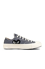 COMME des GARCONS PLAY Converse Chuck Taylor Low in Grey, view 1, click to view large image.