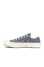 COMME des GARCONS PLAY Converse Chuck Taylor Low in Grey, view 5, click to view large image.