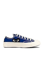 COMME des GARCONS PLAY Converse Chuck Taylor Low in Blue, view 1, click to view large image.