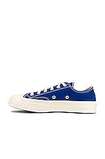 COMME des GARCONS PLAY Converse Chuck Taylor Low in Blue, view 5, click to view large image.