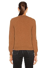 COMME des GARCONS PLAY Cardigan in Brown, view 4, click to view large image.
