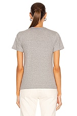 COMME des GARCONS PLAY T-Shirt in Grey, view 3, click to view large image.