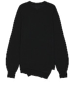 COMME des GARCONS SHIRT X Lacoste Sweater in Black, view 2, click to view large image.