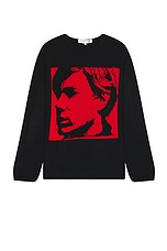 COMME des GARCONS SHIRT x Andy Warhol Jumper in Red, view 1, click to view large image.
