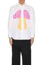 COMME des GARCONS SHIRT Shirt in White, view 3, click to view large image.