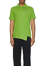 COMME des GARCONS SHIRT X Lacoste Polo in Green, view 4, click to view large image.