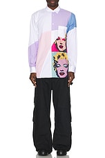 COMME des GARCONS SHIRT x Andy Warhol Shirt in White, view 4, click to view large image.