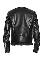 COMME des GARCONS Homme Plus Rider Jacket in Black, view 2, click to view large image.