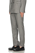COMME des GARCONS Homme Plus Pencil Striped Pant in Grey & Pink, view 5, click to view large image.