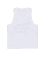 COMME des GARCONS Homme Plus Lip Tank in White & Red, view 2, click to view large image.