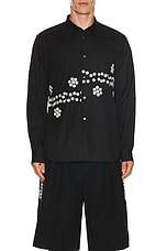 COMME des GARCONS Homme Plus Broad Shirt in Black, view 4, click to view large image.