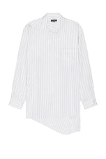 COMME des GARCONS Homme Plus Stripe Shirt in Off White