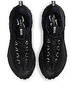 COMME des GARCONS Homme Plus x Nike Acg Mountain Fly 2 Low in Black, view 4, click to view large image.