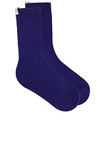 Comme Si The Merino Tube Sock in Klein Blue, view 1, click to view large image.