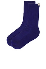 Comme Si The Merino Tube Sock in Klein Blue, view 2, click to view large image.