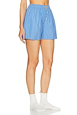 Comme Si La Boxer Classica Short in Grecian Blue, view 2, click to view large image.