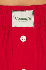 Comme Si La Boxer Classica Short in Maraschino, view 5, click to view large image.