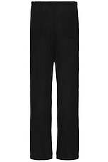 Connor McKnight Crinkle Pajama Pant in Black, view 2, click to view large image.