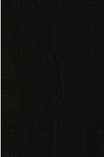 Connor McKnight Crinkle Pajama Pant in Black, view 3, click to view large image.