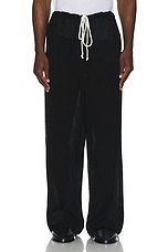 Connor McKnight Crinkle Pajama Pant in Black, view 4, click to view large image.