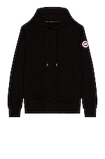 Canada Goose Huron Hoody in Black, view 1, click to view large image.