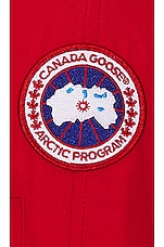 Canada Goose Chilliwack Bomber in Red, view 5, click to view large image.