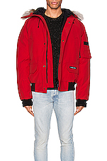 Canada Goose Chilliwack Bomber in Red, view 6, click to view large image.