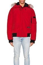 Canada Goose Chilliwack Bomber in Red, view 7, click to view large image.