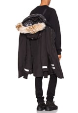 Canada Goose Erickson Parka in Black, view 6, click to view large image.