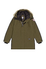 Canada Goose Langford Parka in Military Green, view 2, click to view large image.