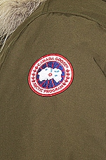 Canada Goose Langford Parka in Military Green, view 4, click to view large image.