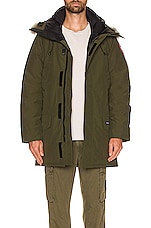 Canada Goose Langford Parka in Military Green, view 5, click to view large image.