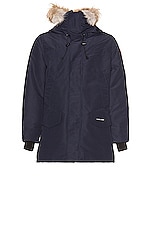 Canada Goose Langford Parka in Atlantic Navy, view 2, click to view large image.