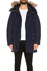Canada Goose Langford Parka in Atlantic Navy, view 5, click to view large image.