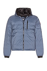 Canada Goose Lodge Hoody in Ozone Blue, view 2, click to view large image.