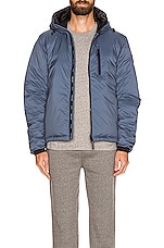 Canada Goose Lodge Hoody in Ozone Blue, view 5, click to view large image.