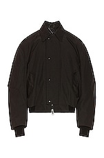 Canada Goose Angel Chen Arxan Bomber Jacket in Black, view 1, click to view large image.