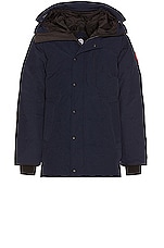 Canada Goose Carson Parka in Atlantic Navy, view 1, click to view large image.