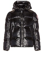 Canada Goose Crofton Puffer in Black, view 2, click to view large image.