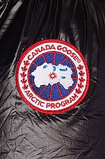 Canada Goose Crofton Puffer in Black, view 4, click to view large image.