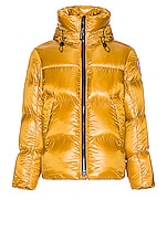 Canada Goose Crofton Puffer in Emblem Gold, view 1, click to view large image.